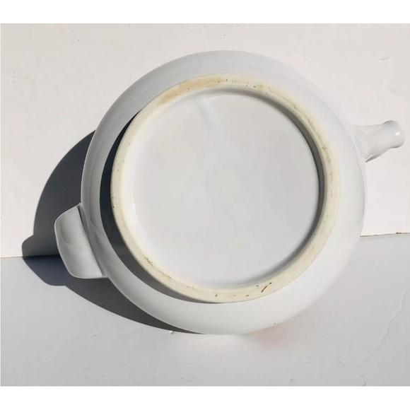 CELEBRATE THE SEASON TEAPOT CHRISTMAS 6 CUPS 6 1/2" X 10" VINTAGE HOLIDAY Ps2 - Picture 9 of 9